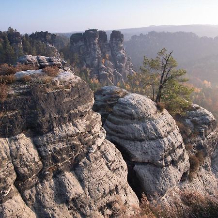 4-Bettzimmer Saechsische Schweiz Mittelndorf Esterno foto