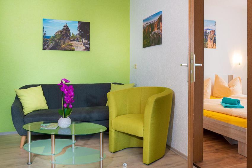 4-Bettzimmer Saechsische Schweiz Mittelndorf Esterno foto